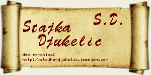 Stajka Đukelić vizit kartica